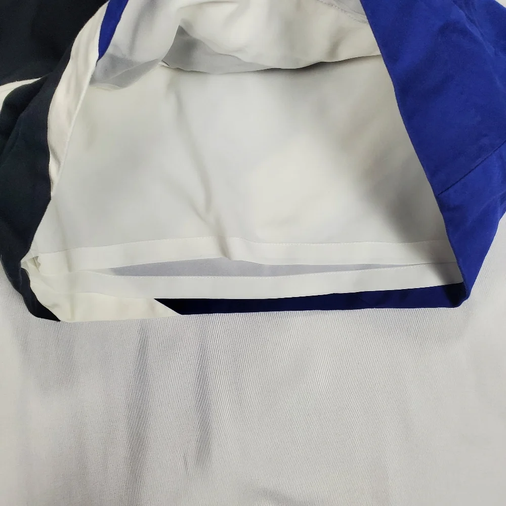 WHBM White House Black Market Mini Pencil Skirt Size 2 Black White Blue